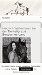 Mobile Screenshot of heilpraktik-tier.de