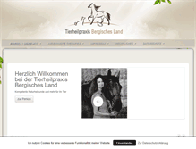 Tablet Screenshot of heilpraktik-tier.de